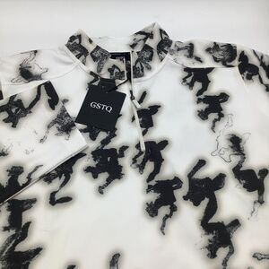 GSTQ Mens Long Sleeve 1/4‎ Zip Pullover Size XXL NWT